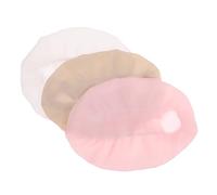 Healifty 3pcs Silk Hair Protective Bonnets with Elastic Margin for Women Night Sleep Hats Breathable Satin Sleeping Caps for Long Braids Curly Hair Dreadlocks