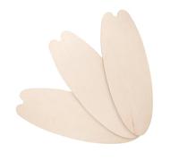 Healifty 3pcs Wooden Surfboard Wall Hanging Decor Unfinished Smooth Edges DIY Craft Plaques for Beach and Home Decoration Creative Summer Surfboard Signs