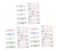 Healifty 3sets Cartoon Bandages Breathable Wound Protectors for Fun Design Stickers for Hands Feet Arms and Legs Non Stick Super Elasticity Comprehensive Care 10pcs*3