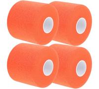 Healifty 4 Rolls Elastic Athletic Tape Wrap for Hand and Ankle Joints, High Strength Foam Sports Bandage for Exercise and Running, Breathable and Convenient Elastic Wrap Supplies