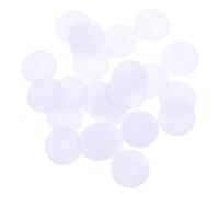 Healifty 400pcs White Polyester Felt Circles DIY Accessories for Hair Pin Crafting, Practical and Safe, 2 Bags Pack, for Hair Clips and Headband Making