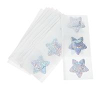 Healifty 40pcs Glitter Star Shaped Bandages Small Cartoon Adhesive Patches for Teens Bling Bandages for Party School and Daily Use Boys and Girls