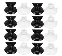 Healifty 40pcs Light Bulb Changer Suction Cup Mini Light Bulb Removal Tool, Plastic, Black, for High Ceiling Locations and Tight Spaces