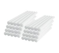 Healifty 40pcs White Replacement Filter Sticks for Humidifier with High Water Storage Capacity and Sturdy Fiber Material, for Aroma Diffuser and Home Air Quality Improvement