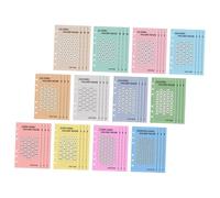 Healifty 48Pcs Euro Money Saving Envelopes Binder Cash Bags for Savings Challenge Trackers Budget Planning and Financial Habit Development