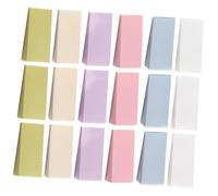 Healifty 48pcs Gradient Nail Art Sponge for Manicure Supplies Soft Sponge Blending Effect for Nail Art Decor and Craft Projects