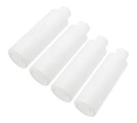 Healifty 4pcs 250ml White Plastic Household Exorcism Bottles Leak-proof Empty Bottles Ready be Filled for Religious Holy Water Storage and Baptism Use