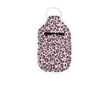 Healifty 4Pcs 30Ml Hand Bottle Cover Set with Key Ring, Refillable Protective Pouch for Lip Gloss and Hand Sanitiser, Lightweight Travel Bottle Bag for Pocket and Handbag