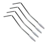 Healifty 4pcs 5mm/6mm Guitar Tremolo Arm White Handle Electric Guitar Bar Whammy Bar Crank Lever Compatible with Fender for Electric Accessories