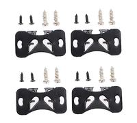 Healifty 4pcs Adjustable Rear View Camera Mount Sturdy License Plate Bracket for Car Security Compatible with Trailers Vehicles Replacement for Worn Camera Holders