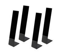 Healifty 4pcs Black Acrylic Hair Clip Display Stand Set Hairpin Storage Rack Organizer for Dressing Table Jewelry Accessories Storage in Home and Boutique
