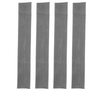 Healifty 4pcs Bowstring Silencers for Traditional Archery Soft Vibration Dampeners and Noise Reducers for Outdoor Bowstring Stabilizing Accessories, Gray