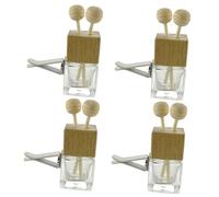 Healifty 4Pcs Car Aroma Bottles Essential Oil Diffuser Decorations Perfume Bottles for Car Air Freshener Compact and Classic Design for Lasting Fragrance for Vehicle Use