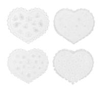 Healifty 4pcs Flower 3D Silicone Molds for Jewelry Making Resin Casting Molds Nail Decoration Polymer Clay DIY Craft Kit