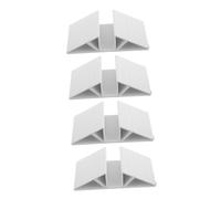 Healifty 4pcs Freestanding Gate Support Legs for No Drilling Stairgate Pet Fence Stabilizer Support Feet Triangle Reinforcement Fittings for Boys and Girls Safety