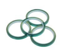 Healifty 4pcs Green Pet High Temperature Insulation Tape 3 X 8mm