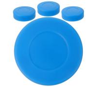 Healifty 4Pcs Ice Hockey Pucks Adjustable Hardness PVC Training Pucks for Roller Hockey Practice and Competition for Adults and Teens