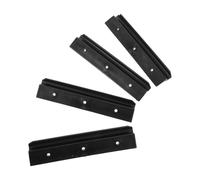 Healifty 4pcs Inflatable Boat Seat Hooks Clips Black Plastic Kayak Seat Hangers Bracket Set for Fishing Kayaking Outdoor Water Sports Accessories