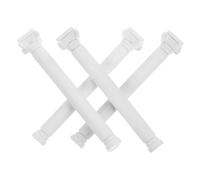 Healifty 4pcs Mini Roman Pillar Models 6cm DIY Architectural Column Decorations for Micro Landscape Sand Table Crafting and Dollhouse Accessories