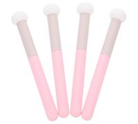 Healifty 4pcs Mushroom Makeup Sponges Sponge Applicator Multi-functional Seamless Concealing Pink Mushroom Head Beauty for Valentine's Day