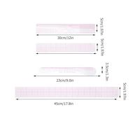 Healifty 4pcs Plastic Sewing Ruler Set Curved Pattern Making and Quilting Tools for Tailoring and Sewing Supplies