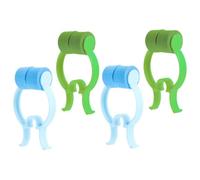 Healifty 4pcs Portable Nose Clips for Nosebleeds Stopper Household Use Pom Material Nose Lifting Shaping Clip Prevent Nasal Breathing and Reduce Mucus Comfortable Fit for Reading Watching