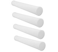 Healifty 4pcs Poster Storage Tubes with Caps for Large Drawings and Oil Paintings, 6x46cm Pp Plastic Mailing Tubes with Dustproof Art Protection for Artists and Galleries
