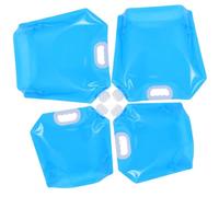 Healifty 4pcs Reusable 5l and 10l Ice Bath Bags for Cold Therapy with Sturdy Pet/pa/pe Material, Large Capacity Portable Cold Plunge Water Chiller for Athletes and Muscle at Home