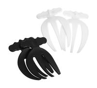 Healifty 4pcs Salad Servers Set Featuring Tasting Forks with Food Claws Design Easy to Insert into Salad Gaps Pasta and Fruit in Home Kitchen