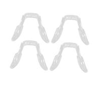Healifty 4pcs Silicone Nose Pads for Glasses Screw U-shaped Anti-slip Eyeglasses Nose Bridge Cushions Soft Comfortable Support for Daily Use