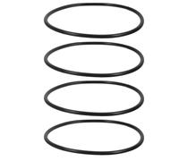 Healifty 4pcs Universal Silicone Water Filter Sealing Rings for 20-inch Filter Bottles, Black 98mm Inner Diameter, Compatible with Home Water Purifiers and Ro Membrane Housings