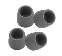 Healifty 4pcs Walker Tips Replacement Rubber Caps for Canes Non Slip Foot Pads Sturdy Leg Accessories for Mobility Support