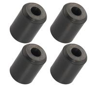 Healifty 4pcs Wall Mounted Ski and Snowboard Storage Rack with Rubber Holders Space-saving Ski Wall Hanger for Garage and Home Organizer