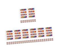 Healifty 4sets Cartoon Bandages Breathable Self Adhesive Patches for Wounds Durable and Flexible Fun Designs for Daily Injury Care and Protection 10sheets*4