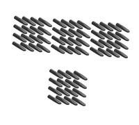 Healifty 4sets Metal Shoelace Tips Durable Replacement Ends for Shoelaces Easy Installation for Runners Athletes and DIY Repairs Clothing and Accessories 50pcs*4