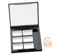 Healifty 5 Sets Compact Empty Makeup Holder with Mirror Refillable Eyeshadow Container Lightweight Travel Cosmetic Case for Women for Special Occasions and Everyday Use