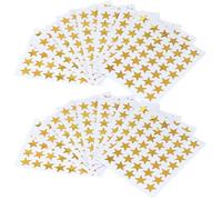Healifty 50 Sheets Reward Stickers Star Shaped Adhesive Stickers Pvc Material Decorative Easy to Carry for Art and Craft Suitable for Students