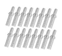 Healifty 50pcs Aluminum Arrow Nocks Inner Metal Tail Inserts for Archery Hunting Outdoor Use Replacement Arrow Nock Accessories for Enhanced Accuracy and Resistance