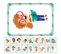 Healifty 50pcs Behavior Reward Punch Cards for Classroom Learning, Interactive Early Education Flash Cards, Convenient Student Motivation Teaching Supplies