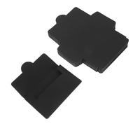 Healifty 50pcs Black Card Sleeves Paper Envelopes for Business Credit and Hotel Key Cards Protective Blank Holders Suitable for Id Membership in Office and Travel Use