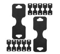 Healifty 50pcs Blank Folded Jewelry Display Cards for Necklaces Bracelets Rings Keychain Packaging Tags DIY Jewelry Labels for Retail and Craft Use