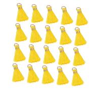 Healifty 50pcs Diy Tassel Charms Decorative Tassels for Crafts Projects for Keychain Making and Home Decor