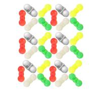 Healifty 50pcs Fishing Double Rattle Beads Bite Alarm for Rods and Catfish