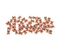 Healifty 50pcs Flatback Bear Charms, Acrylic Cartoon Embellishments for DIY Craft Works, Phone Case and Diary Decoration, Cute Tiny Bear Decor
