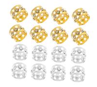 Healifty 50Pcs Hair Jewelry Braid Charms Metal Hair for Braids and Dreadlocks Animal Head Design Iron Material Easy to Use for Parties and Daily Wear Gold and Silver Mix