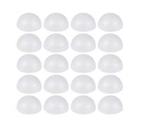 Healifty 50Pcs Half Sphere Foam Balls 2.75 Inch Polystyrene Craft Supplies for Diy Painting Flower Arrangement Christmas Ornaments Party Decorations