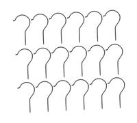 Healifty 50pcs Heavy Duty Hanger Accessory Hooks for Coats Pants and Jackets Versatile Metal Hooks for Wardrobes Bathrooms and Retail Stores Easy Installation