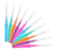 Healifty 50PCS Interdental Cleaning Brushes Set Portable Flossers Soft Bristles for Braces and Oral Hygiene Easy to Use for Cleaning Gaps Between Teeth