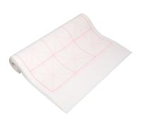 Healifty 50pcs Japanese Calligraphy Xuan Paper Semiraw Bamboo Pulp Rice Paper for Ink Brush Writing Painting Practice Suitable for Beginners and Professionals