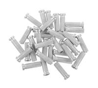 Healifty 50pcs Lightweight Threaded Aluminum Arrow Inserts Metal Shaft Bases Replacement Parts for Bow Target Practice Archery Easy Installation